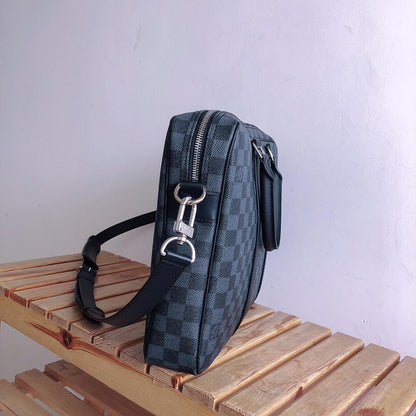 Stylish Refined Leather Top Handle Bag