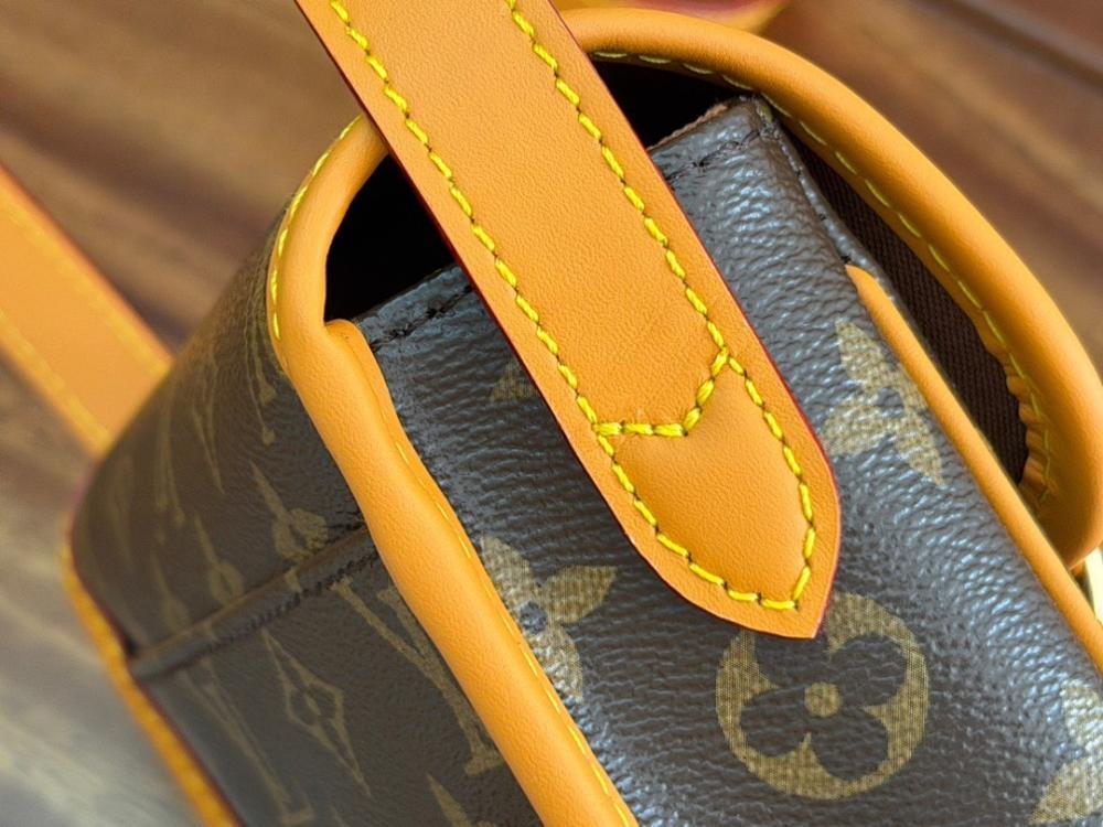 Modern Premium Monogram Leather Crossbody Bag