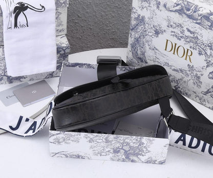 Modern Premium Black Printed Leather Shoulder Bag