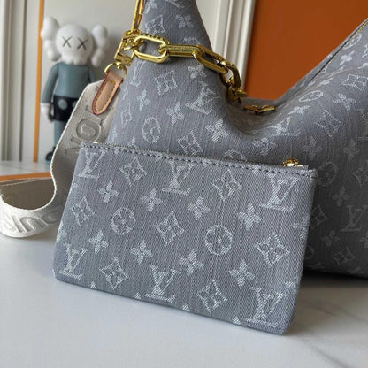 Modern Luxury Gold Woven Hobo Bag