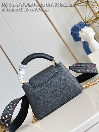 Leather Top Handle Bag