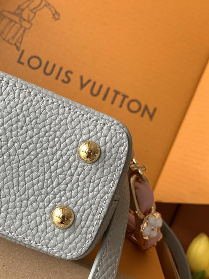 Gold Top Handle Bag
