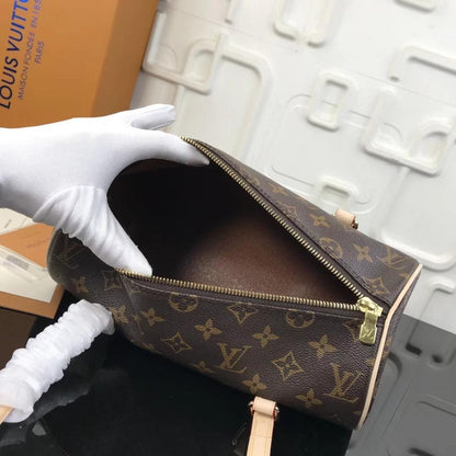 Leather Top Handle Bag