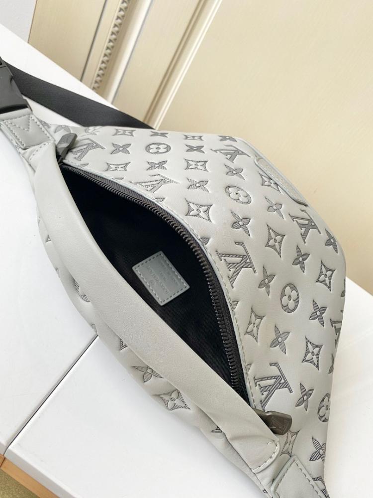 Luxury Refined Grey Leather Bag