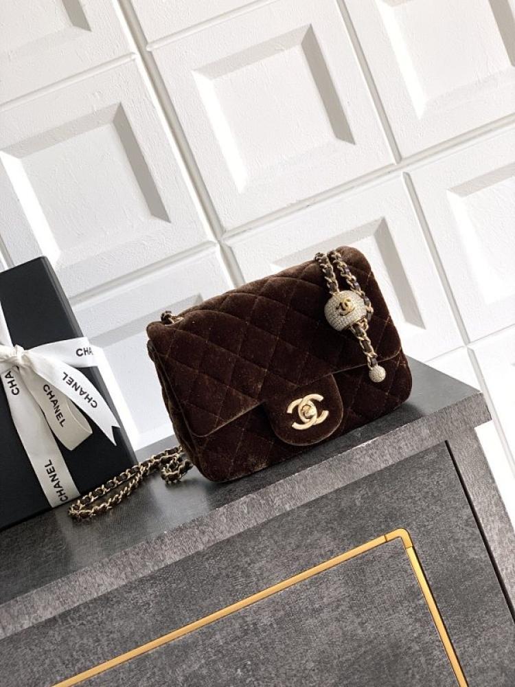 Crystal-Embellished Top Handle Bag