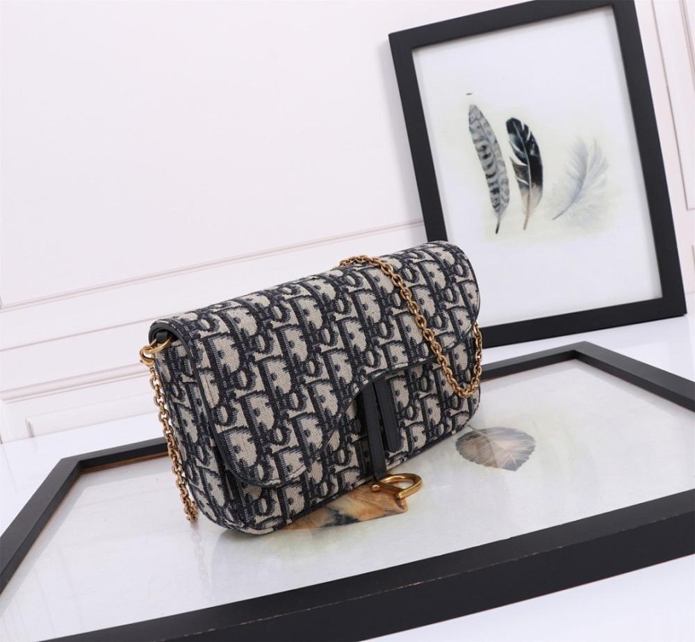 Saddle Gold Printed Shoulder Bag