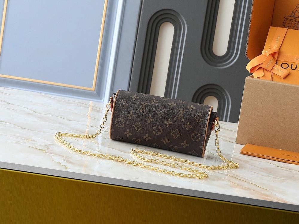 Modern Luxury Monogram Leather Shoulder Bag