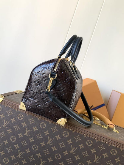 Classic Leather Top Handle Bag