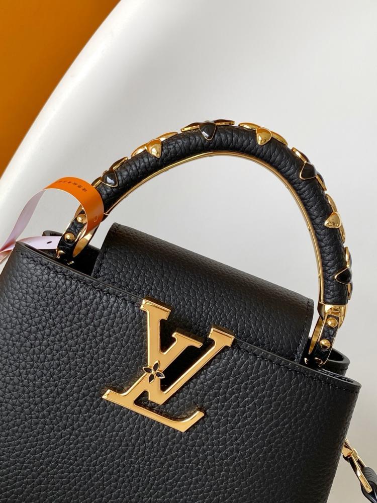 Leather Top Handle Bag