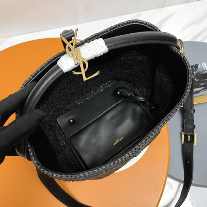 Leather Bucket Bag