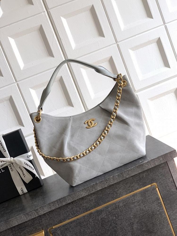 Suede Hobo Bag