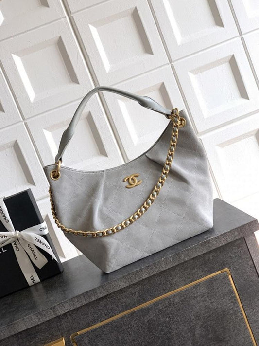 Suede Hobo Bag