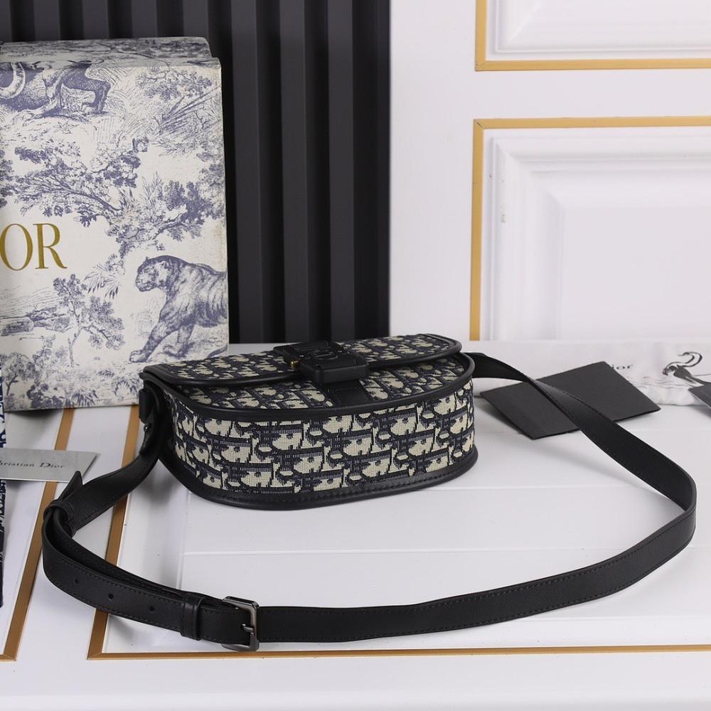 Luxury Stylish Black Printed Calfskin Shoulder Bag