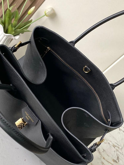 Modern Stylish Calfskin Top Handle Bag