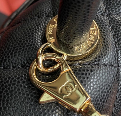 Leather Top Handle Bag