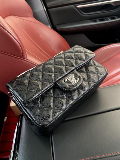 Classic Calfskin Top Handle Bag