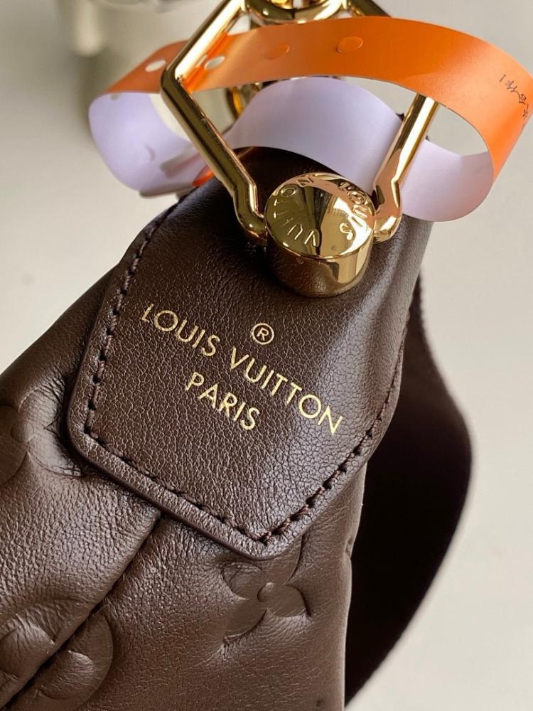 Modern Refined Gold Leather Shoulder Bag
