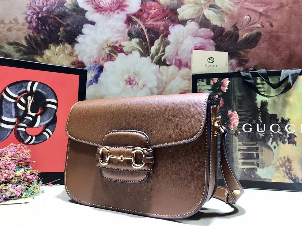 Modern Italian-Inspired Brown Leather Crossbody Bag