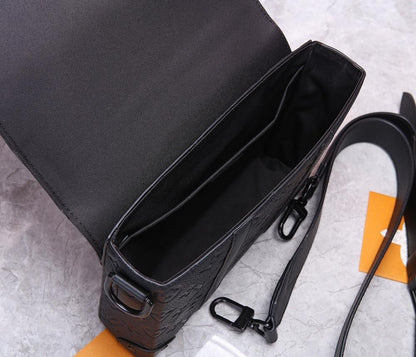 Italian-Inspired Luxury Studded Canvas Shoulder Bag