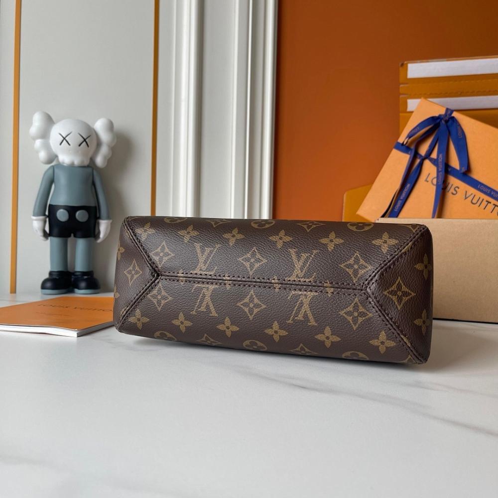 Luxury Monogram Leather Hobo Bag – Limited Edition
