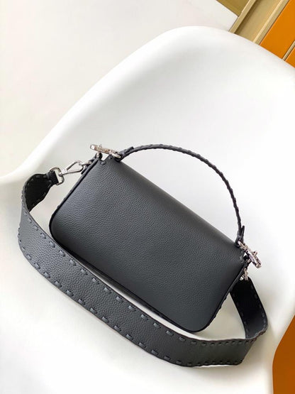 Classic Leather Top Handle Bag