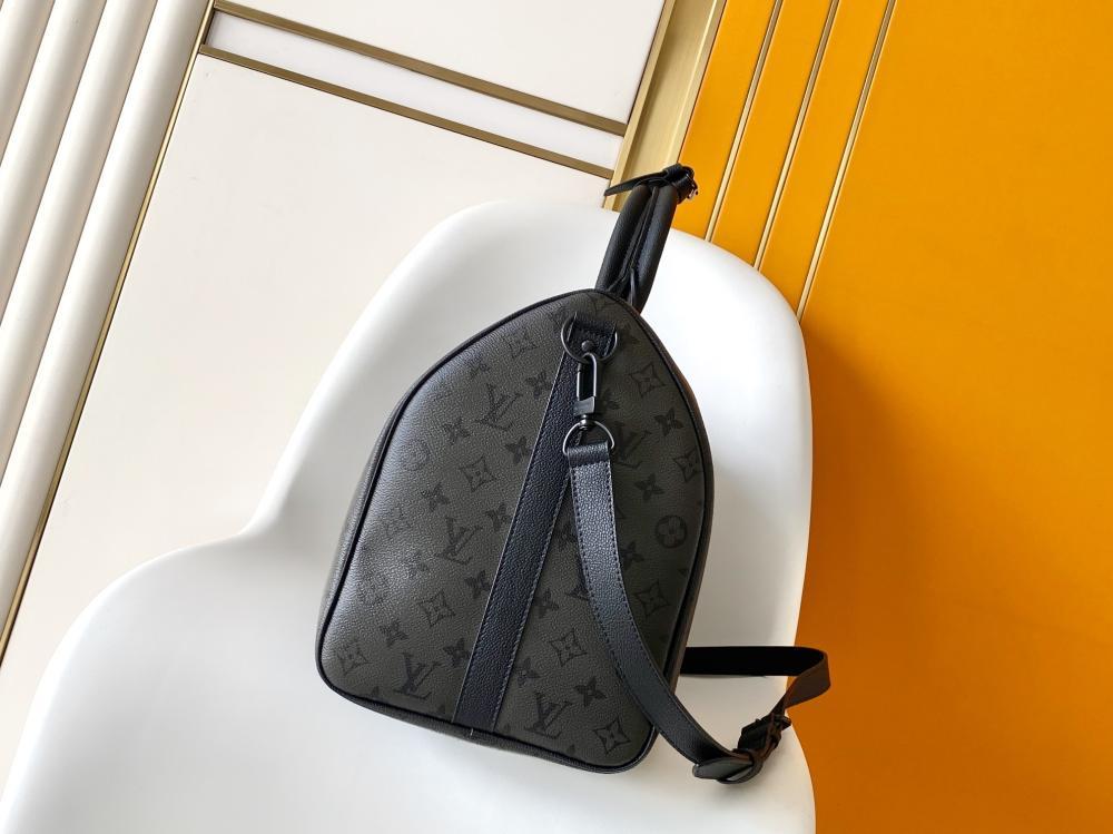 Monogram Leather Travel Bag