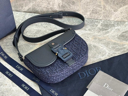 Stylish Premium Grey Calfskin Shoulder Bag