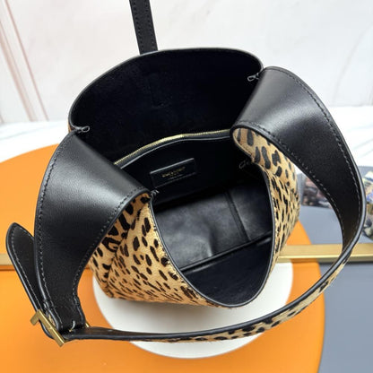Leather Bucket Bag
