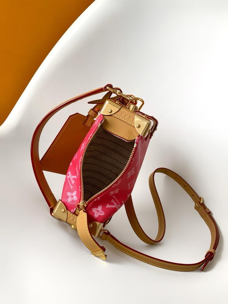 Classic Gold Leather Top Handle Bag