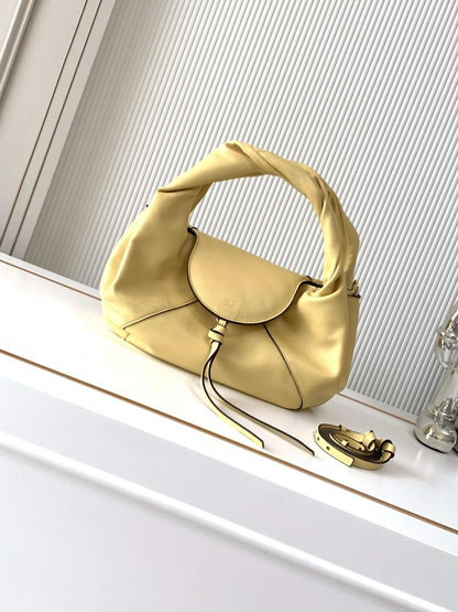Leather Top Handle Bag