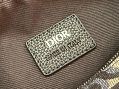 Modern Italian-Inspired Black Embroidered Shoulder Bag