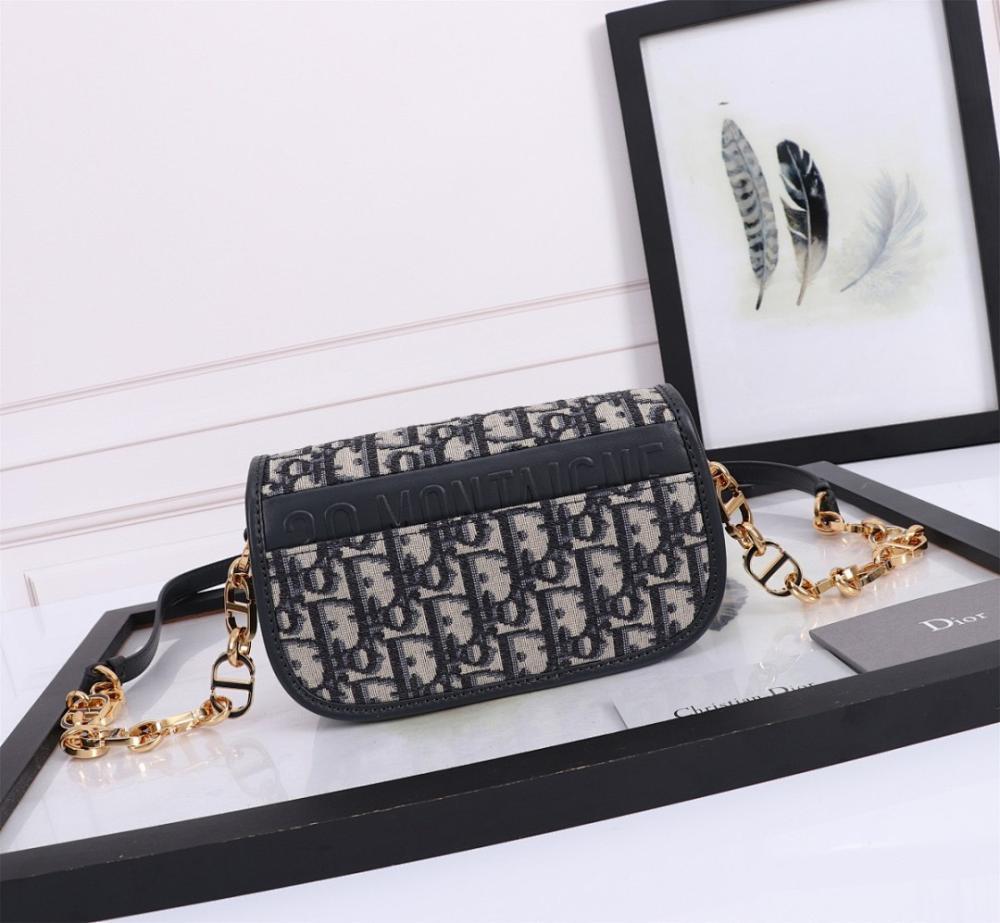 Classic Premium Gold Printed Leather Shoulder Bag