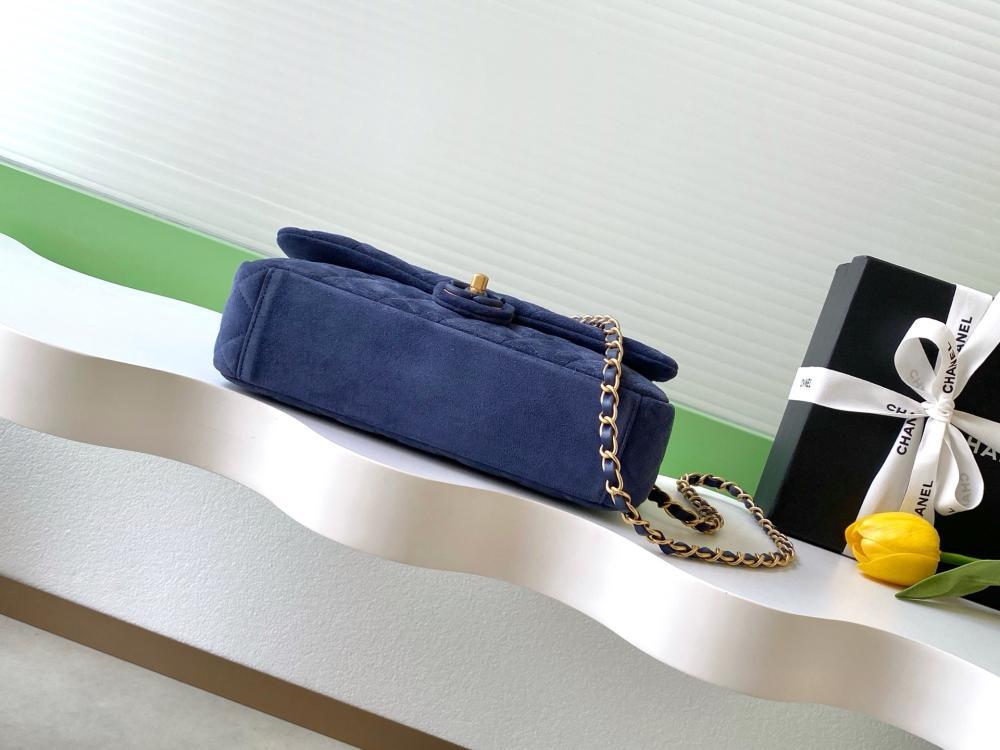 Classic Gold Leather Top Handle Bag