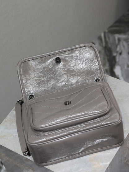 Practical Leather Top Handle Bag