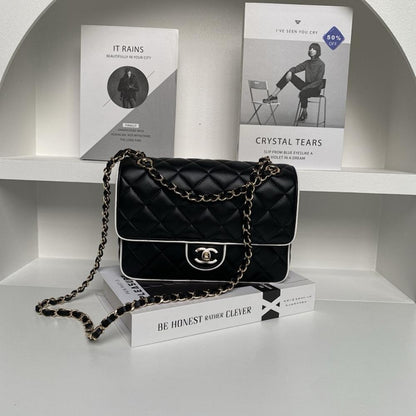 Lambskin Top Handle Bag