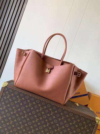 Calfskin Top Handle Bag