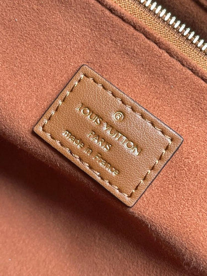OnTheGo Monogram Leather Top Handle Bag