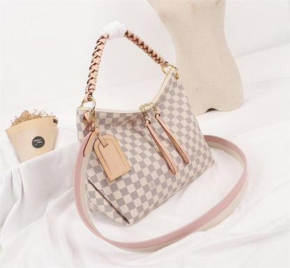 Luxury Stylish Woven Leather Hobo Bag