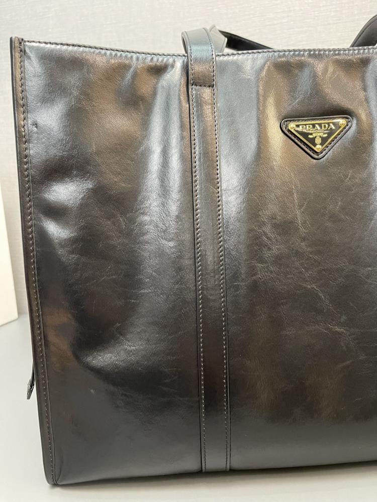 Leather Top Handle Bag
