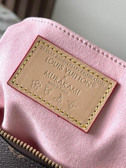 Modern Refined Monogram Leather Shoulder Bag