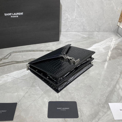 Luxury Elegant White Calfskin Top Handle Bag