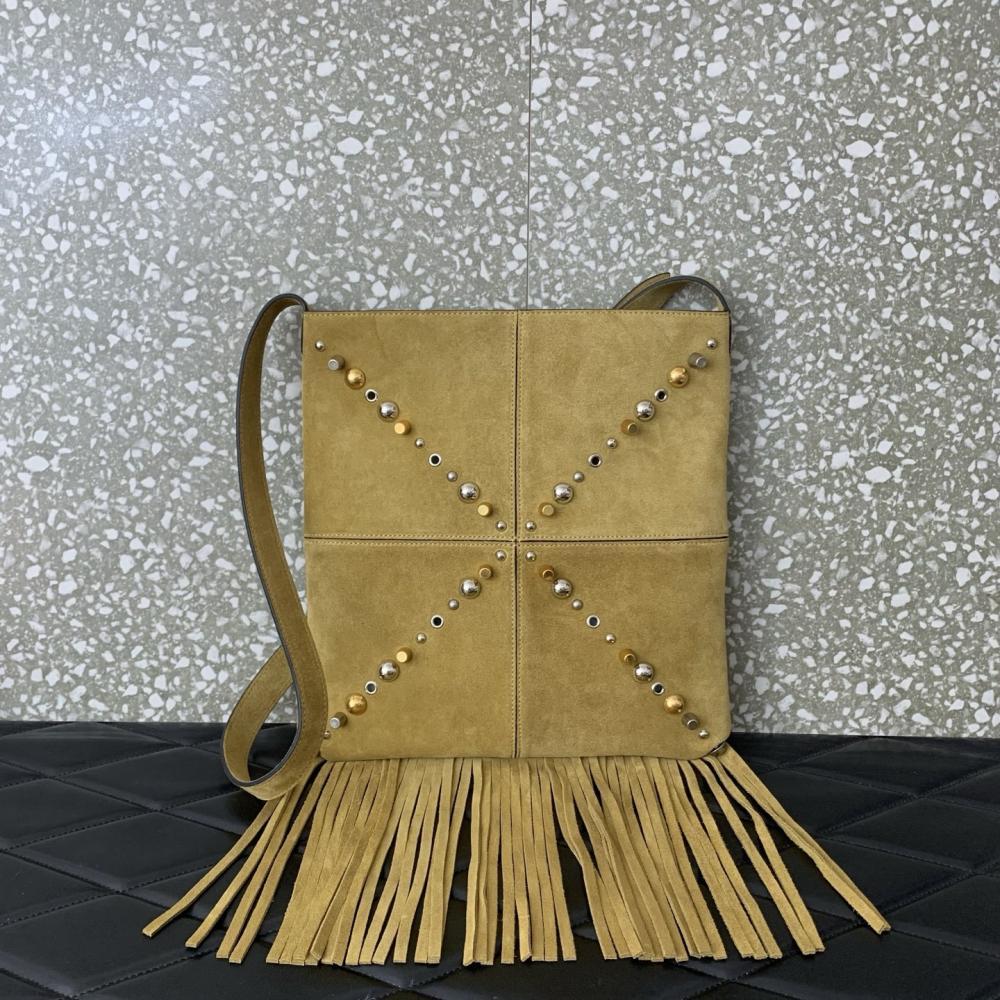 Studded Leather Crossbody Bag