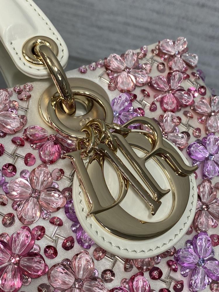 Embroidered Top Handle Bag
