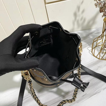 Classic Italian-Inspired Bucket Bag