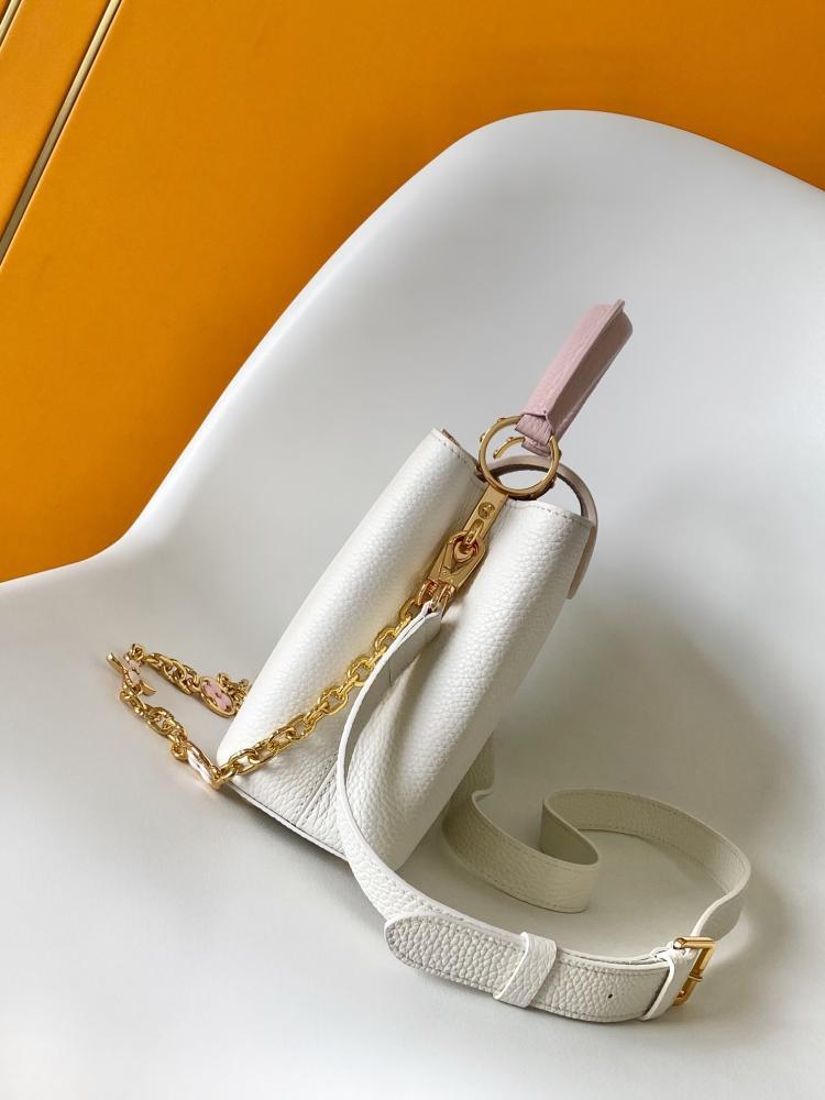 Monogram Leather Top Handle Bag