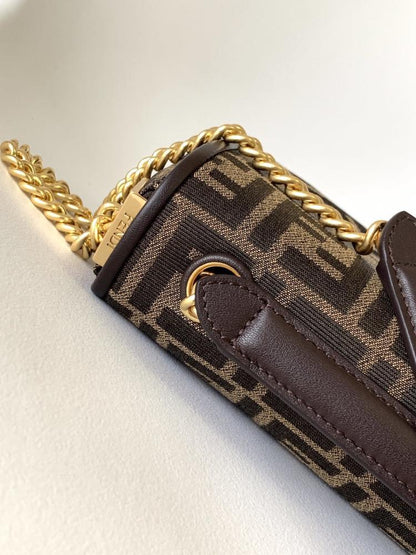 Woven Jacquard Shoulder Bag