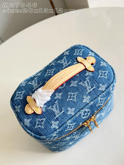 Quilted Leather Top Handle Bag