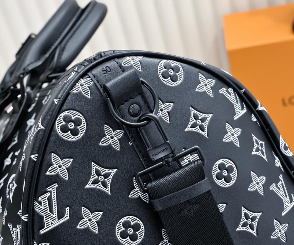 Luxury Refined Monogram Calfskin Crossbody Bag