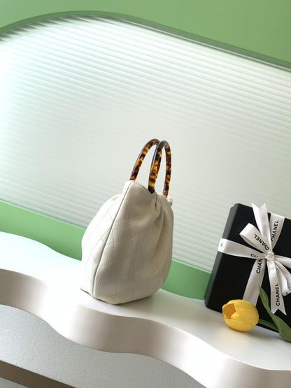 Alma Leather Top Handle Bag