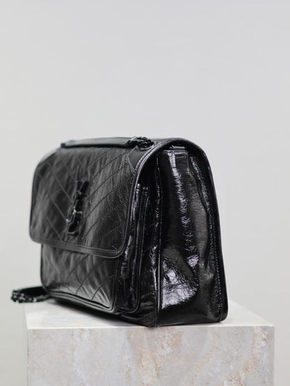 Leather Top Handle Bag